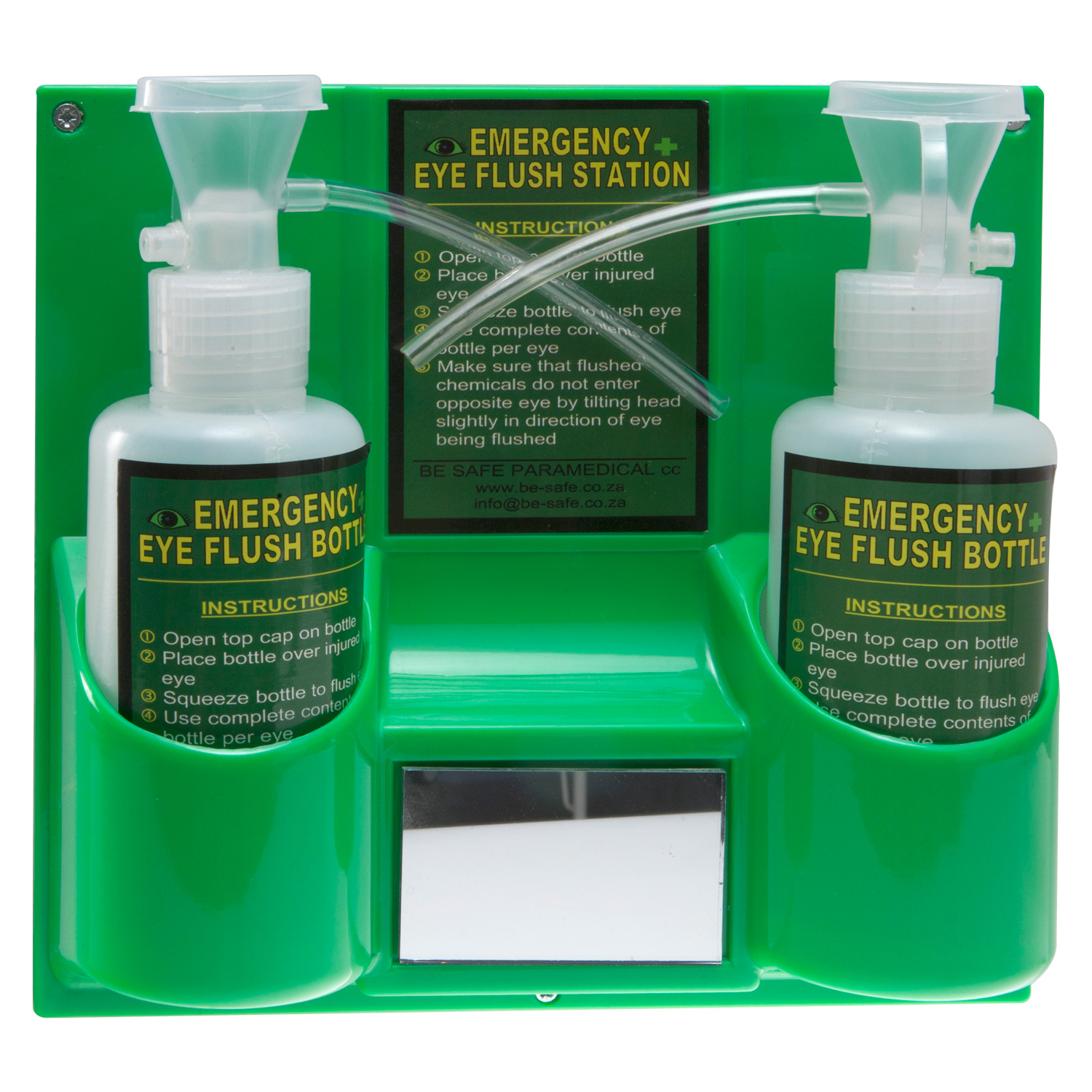 Emergency Eye Wash Station with Twin Eye Flush Bottles
